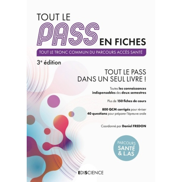 Tout le PASS en fiches - Tout le tronc commun du parcours accès santé