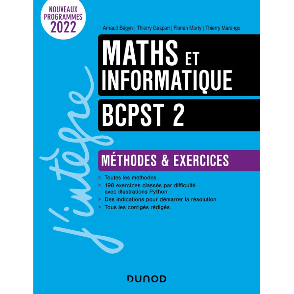 Maths et informatique BCPST 2 2ED