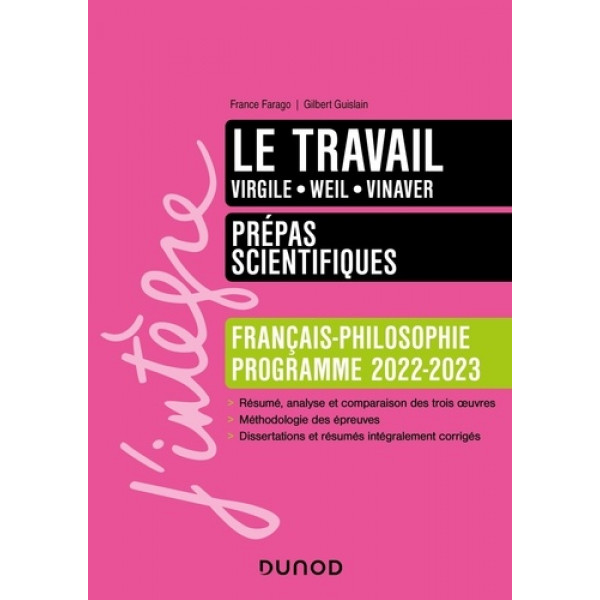 Le travail - Prépas scientifiques Français-Philosophie