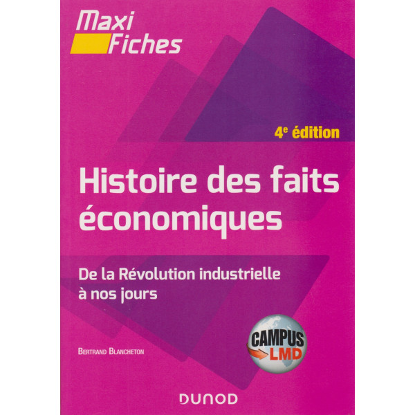 Maxi fiches -Histoire des faits économique 4 éd Campus LDM
