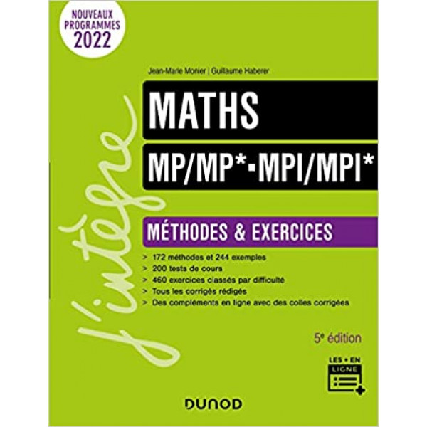 Maths MP/MP*-MPI/MPI* méthodes & exercices Campus LMD