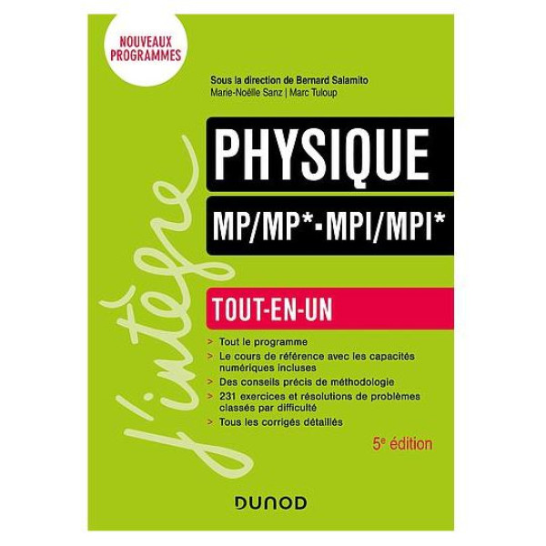 Physique Tout en un MP/MP*-MPI/MPI* 5ed