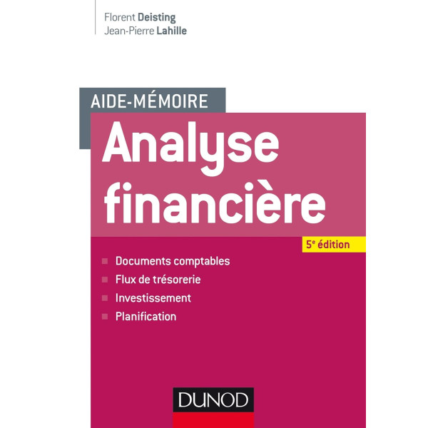 Aide-mémoire - Analyse financière - 5e éd. - Campus