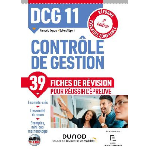 DCG 11 Contrôle de gestion 39 Fiches de révision 2éd -Campus LMD