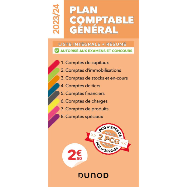 Plan comptable général 2023-2024