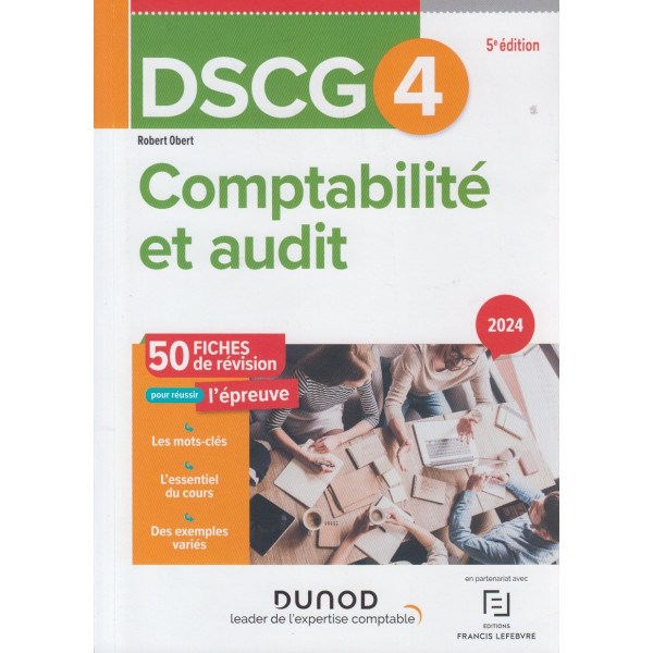DSCG 4 Comptabilité et audit fiches 2023-2024
