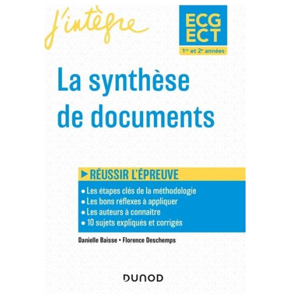 La synthèse de documents ECG-ECT 1re et 2e années