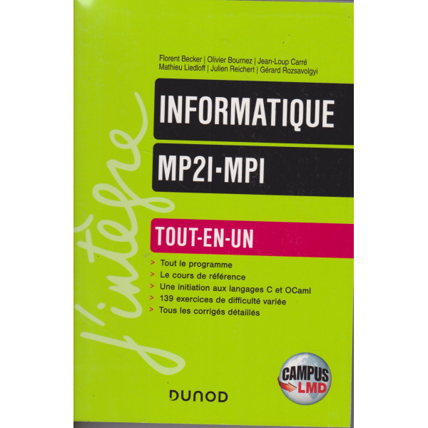 Informatique Tout-en-un Mp2i-mpi (campus)