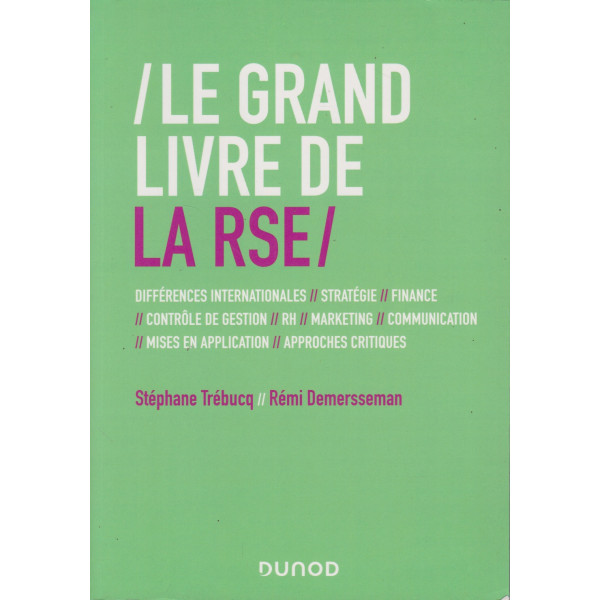 Le grand livre de la RSE 