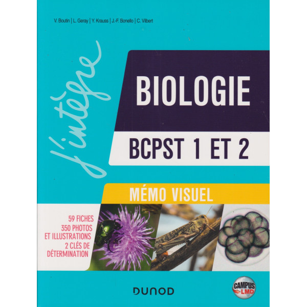 Mémo visuel de Biologie BCPST 1 et 2 3ed (campus)