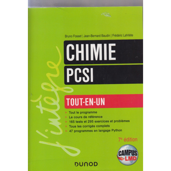 Chimie tout-en-un pcsi 7ed