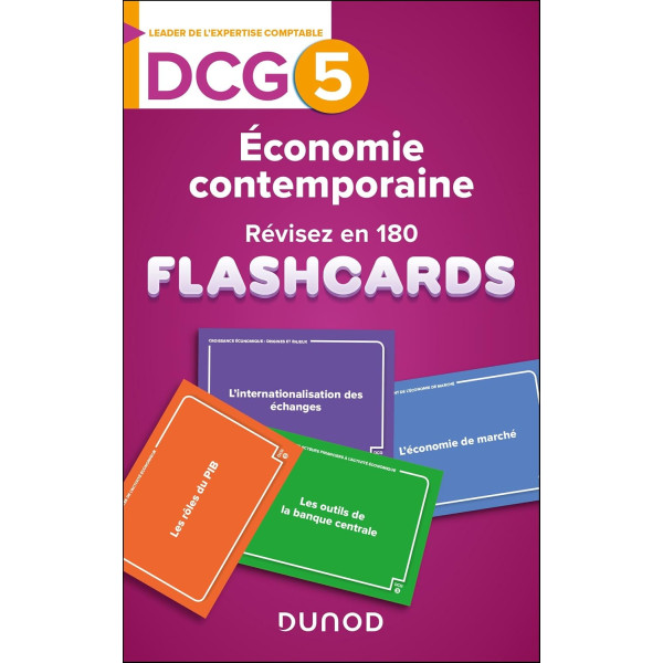 DCG 5. Economie contemporaine:Révisez en 180 flashcards