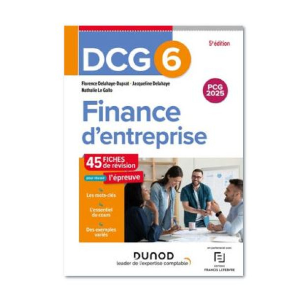  DCG 6 Finance d'entreprise - Fiches de révision 5ed