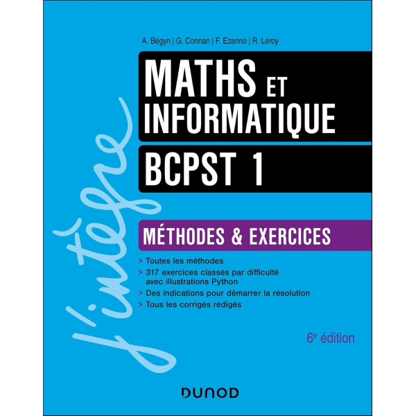 Maths et Informatique BCPST 1. Méthodes & Exercices