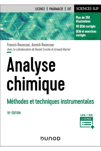 Analyse chimique : Méthodes et techniques instrumentales :10e éd - Campus Analyse chimique : Méthodes et techniques instrumentales :10e éd - Campus