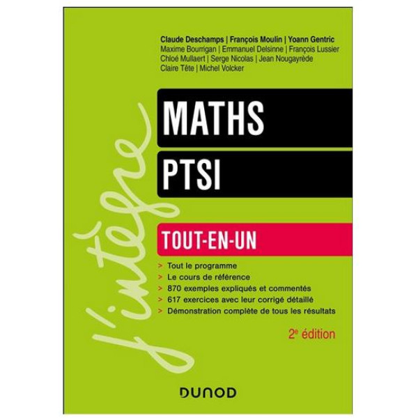 Maths Tout-en-un PTSI 