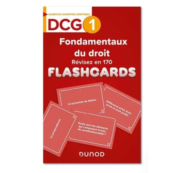  DCG 1 - Fondamentaux du droit - révisez en 170 flashcards 