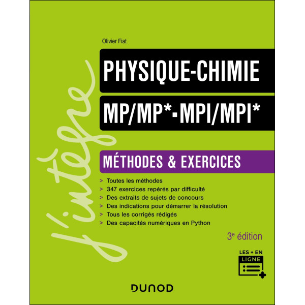 Physique-Chimie Méthodes et exercices MP/MP*-MPI/MPI* - 3e éd