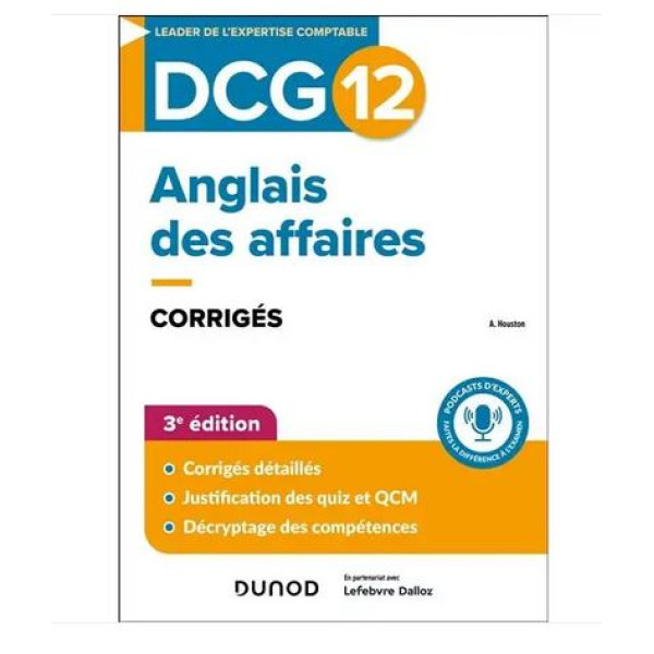 Campus Dcg 12, Anglais des Affaires : Corrigés