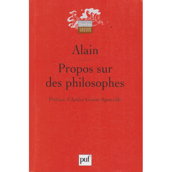 Propos sur des philosophes