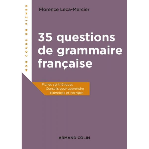 35 questions de grammaire française -Campus LMD