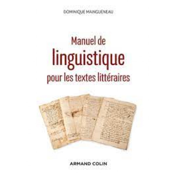 Manuel de linguistique pour les textes littéraires