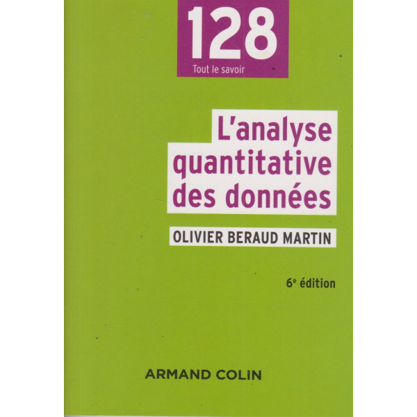 L'analyse quantitative des données 6ED