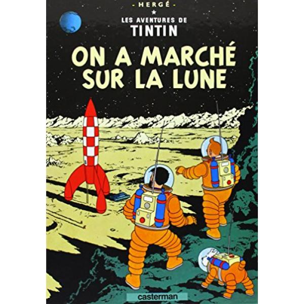 Les Aventures de Tintin T17 -On a marchè sur la lune GF 