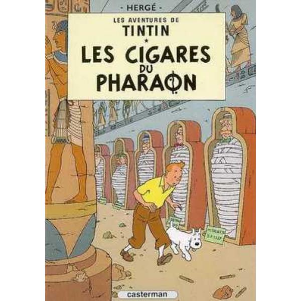 Les Aventures de Tintin T4 -Les cigares du pharaon PF