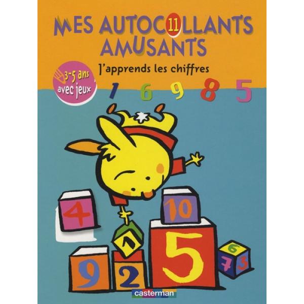 Mes autocollants amusants 3-5ans -J'apprends les chiffres 