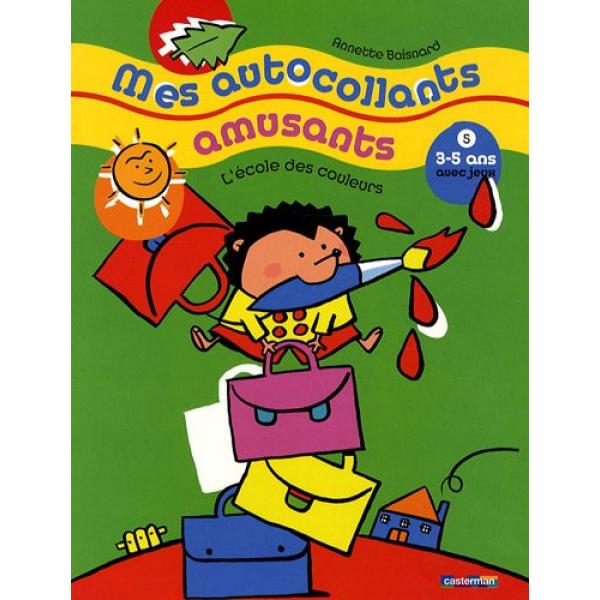 Mes autocollants amusants 3-5ans -L'école des couleurs