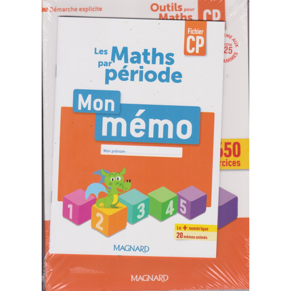 Pack outils pour les maths CP par période +Mémo 2025