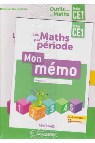 Pack Outils pour les Maths CE1 par période 2025 Pack Outils pour les Maths CE1 par période 2025