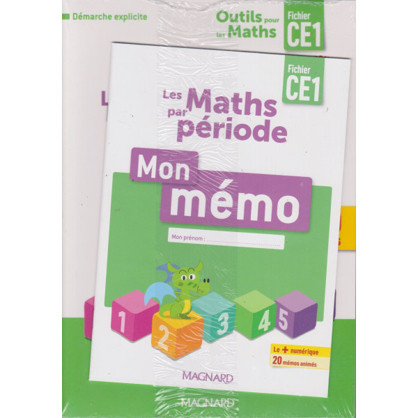 Pack Outlis pour les maths CE1 par période +Mémo 2025