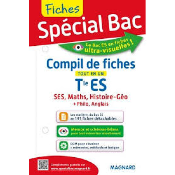 Spécial Bac Compil de fiches tout en un Term ES