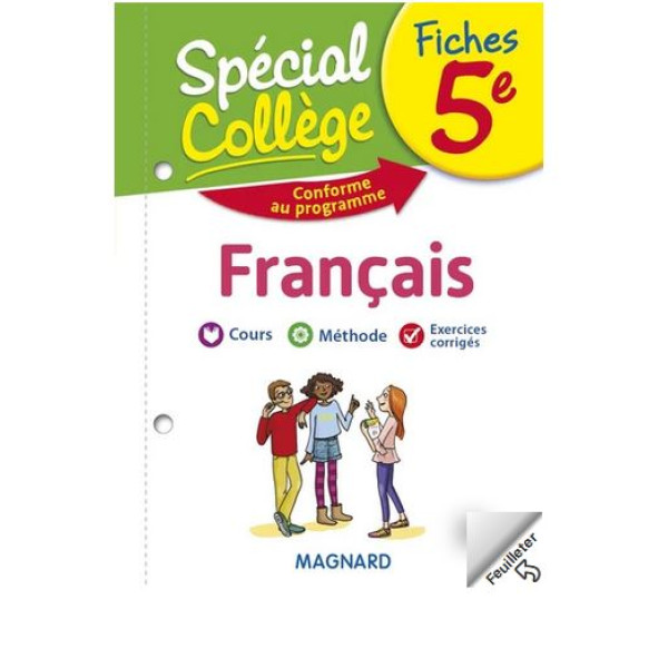 Spécial collège Français 5e Fiches