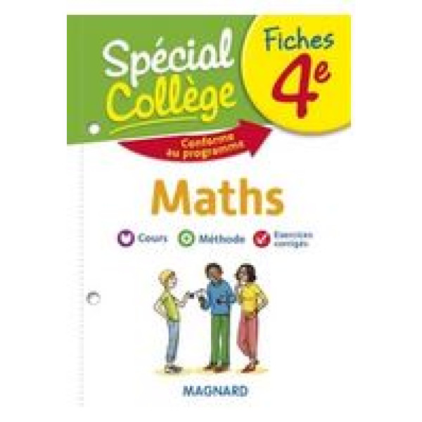 Spécial collège Maths 4e Fiches