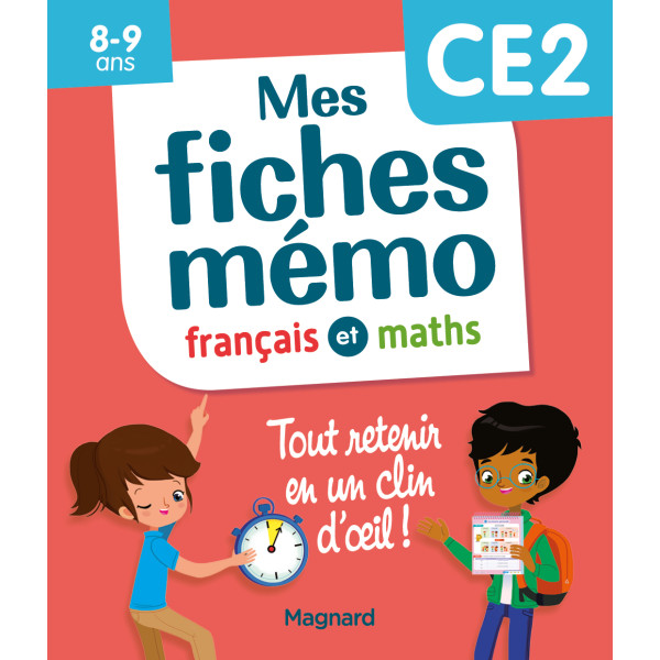 Mes fiches mémo français et maths CE2