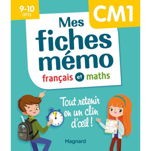 Mes fiches mémo français et maths CM1