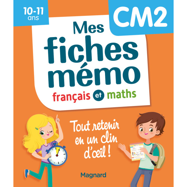 Mes fiches mémo Français et maths CM2