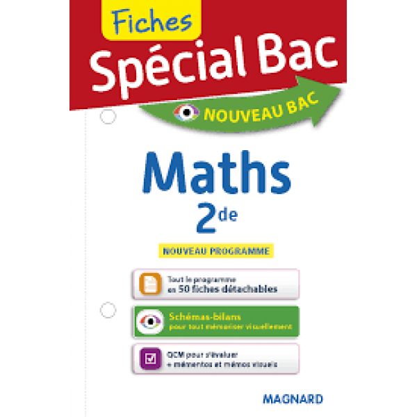 Spécial Bac Maths 2de Fiches
