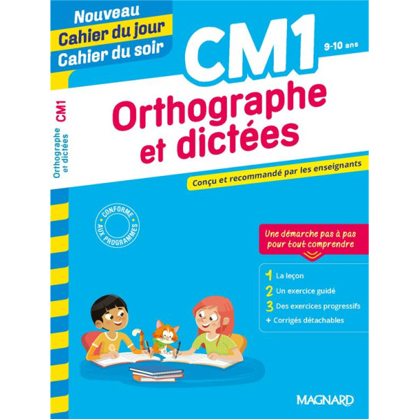 Cahier du jour/Cahier du soir Orthographe et dictées CM1 2020