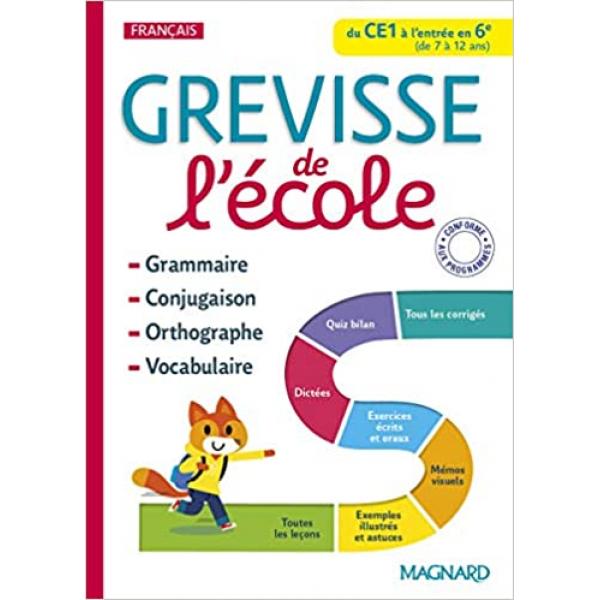 Grevisse de l'école du CE1 à l'entrée en 6e