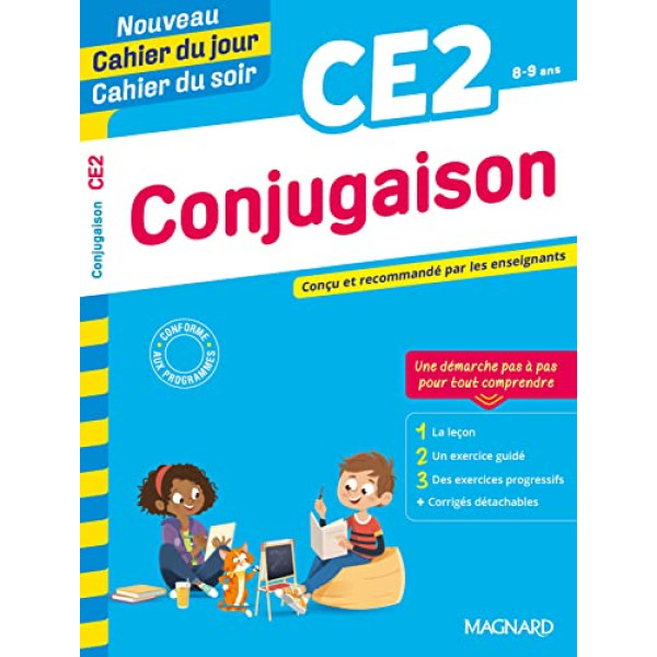 Nouveau Cahier du jour/Cahier du soir Conjugaison CE2