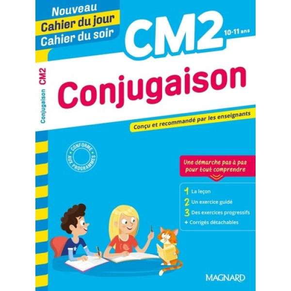 Cahier du jour Cahier du soir -Conjugaison CM2 2021