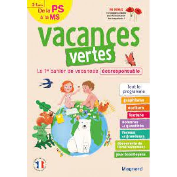 Vacances Vertes PS/MS 2021 