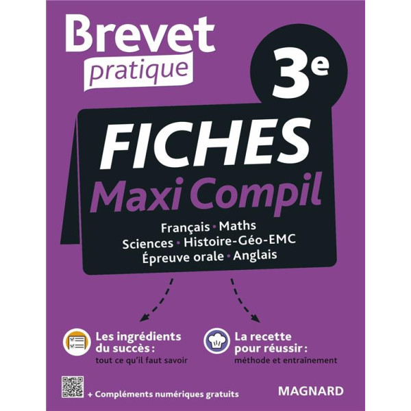 Brevet pratique -Fiches Maxi Compil 3e tout le programme 