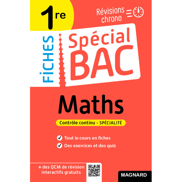 Fiches Spécial Bac Maths 1re