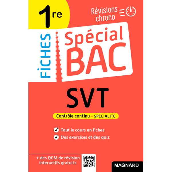 Fiches spécial Bac SVT 1re