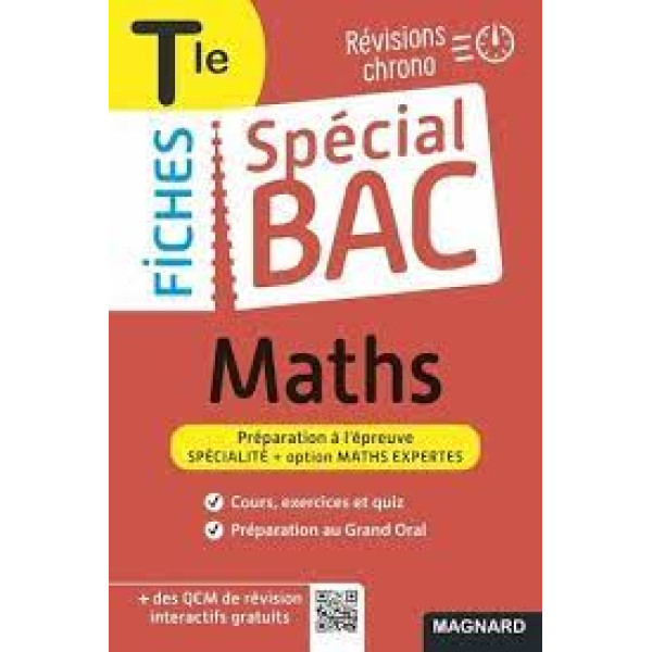 Fiches spécial Bac Maths Tle